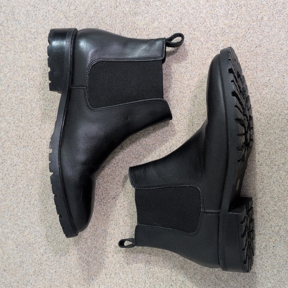 Steve Madden Leopold Chelsea Boot Black Bootie, Women's Size 10 - Picture 6 of 12